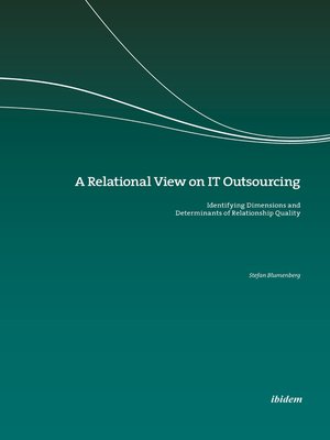 cover image of A Relational View on IT Outsourcing